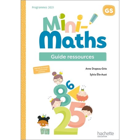 Mini-Maths Grande section - Guide ressources - Ed. 2022