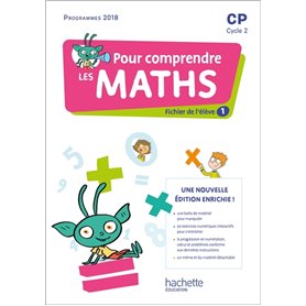 Pour comprendre les maths CP - Fichiers élève 1 et 2 + Mémo + Pages matériel - Ed. 2022