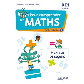 Pour comprendre les maths CE1 - Fichiers élève 1 et 2 + Mémo + Pages matériel - Ed. 2023