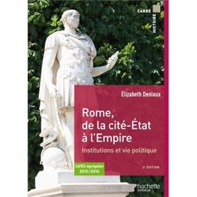 Rome de la cité-État à l'Empire institutions et vie politique