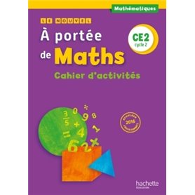 Le Nouvel A portée de maths CE2 - Cahier de géométrie - Ed. 2017