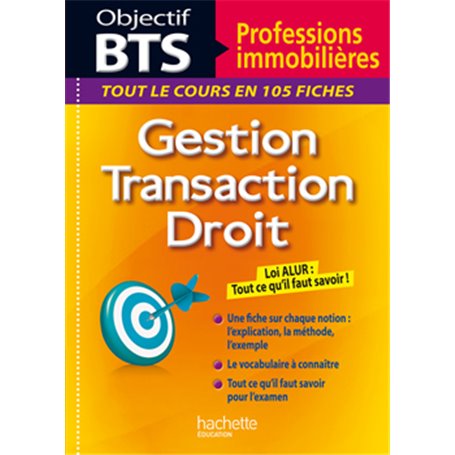 Fiches Objectif BTS Professions immobilières