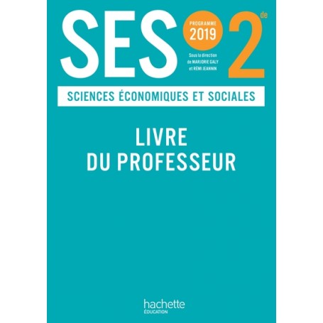 SES 2nde - Livre du professeur - Ed. 2019