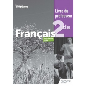 L'écume des lettres 2nde - Livre du professeur - Ed. 2019