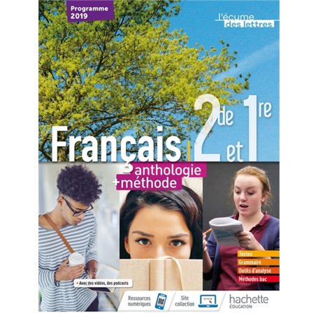 L'écume des lettres 2nde/1ère anthologie + méthodes - Livre élève - Ed. 2019