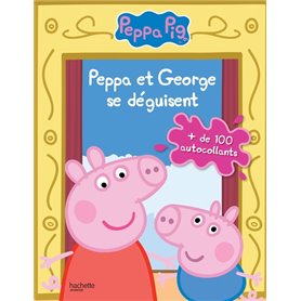 Peppa /Livre d'activités avec autocollants - Peppa et George se déguisent