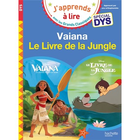 DIsney - Vaiana / Le livre de la jungle Spécial DYS (dyslexie)