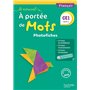 Le Nouvel A portée de mots - Français CE1 - Photofiches + CD - Ed. 2018