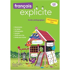 Français Explicite CE1 - Guide pédagogique + clé USB - Ed. 2019