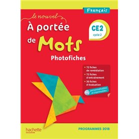 Le Nouvel A portée de mots CE2 - Photofiches - Edition 2019