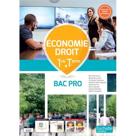 Économie - Droit 1re Term Bac Pro - Livre élève Ed. 2023