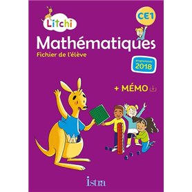 Litchi Mathématiques CE1 - Fichier élève - Ed. 2019