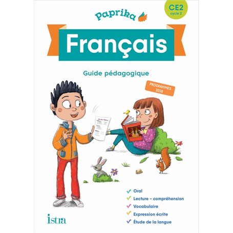 Paprika Français CE2 - Edition France - Guide pédagogique + CD - Ed. 2019