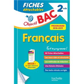 Objectif Bac Fiches détachables Français 2nde