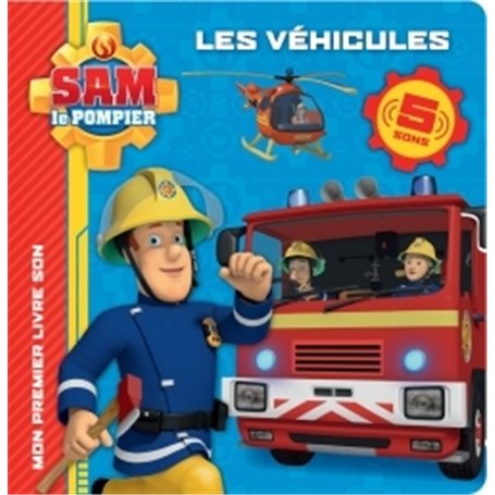 Sam le pompier - Livre-son-Les véhicules