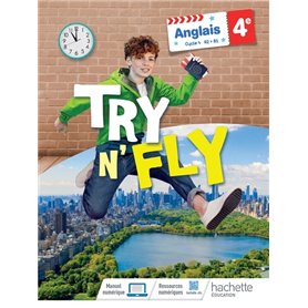 Anglais collège - Try n' Fly cycle 4 4e - Livre élève - Ed. 2022