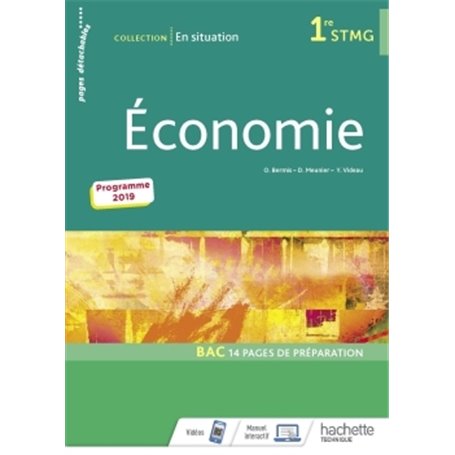 En situation Économie 1re STMG - Livre élève - Éd. 2019