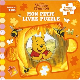 WINNIE - Mon Petit Livre Puzzle - 5 puzzles 9 pièces - Disney