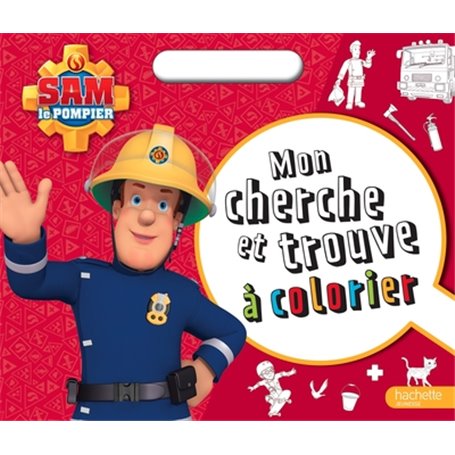 Sam le Pompier - Cherche et trouve à colorier