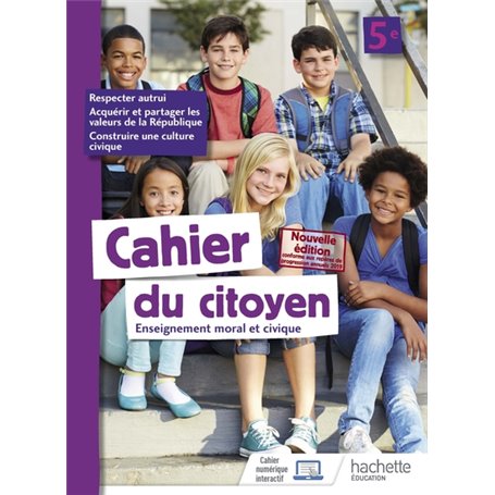 Cahier du citoyen 5e - éd. 2019