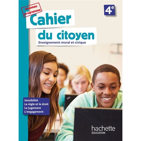 Cahier du citoyen 4e - éd. 2019