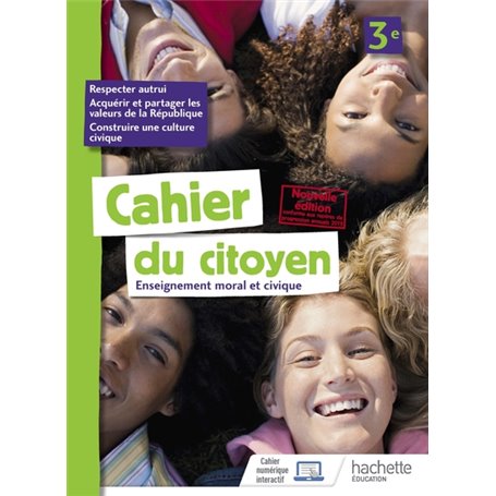 Cahier du citoyen 3e - éd. 2019