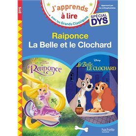 Disney - Raiponce / La Belle et le Clochard Spécial DYS (dyslexie)