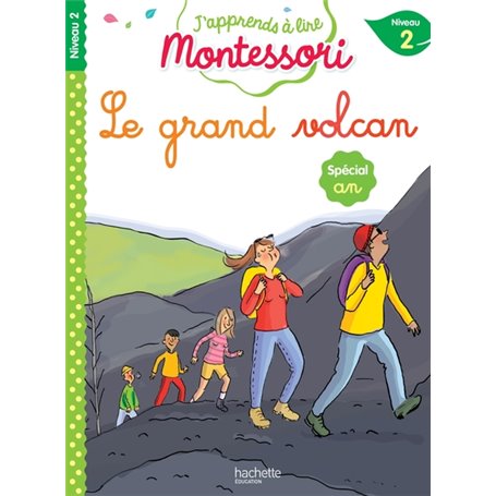 Le grand volcan, niveau 2 - J'apprends à lire Montessori