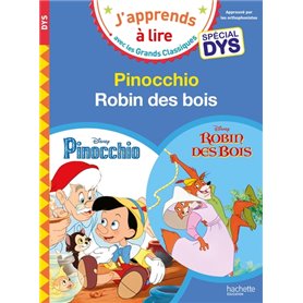 Disney - Pinocchio / Robin des Bois Spécial DYS (dyslexie)