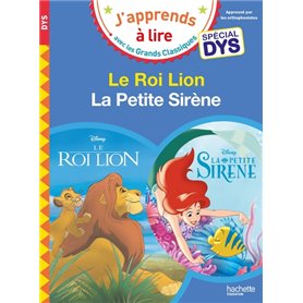 Disney - Le Roi Lion / La petite sirène - Spécial DYS (dyslexie)