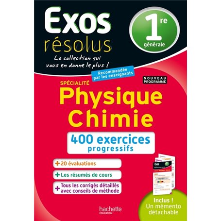 Exos Résolus SPECIALITE Physique-Chimie 1re