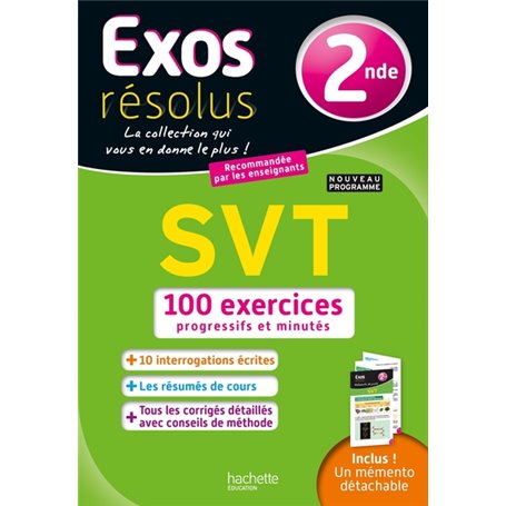 Exos résolus - SVT 2nde