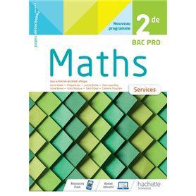 Mathématiques Services 2de Bac Pro - cahier de l'élève - Éd 2020