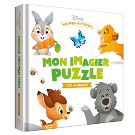 DISNEY BABY - Mes Premiers Puzzles - Les animaux - Imagier Puzzle 4 pièces