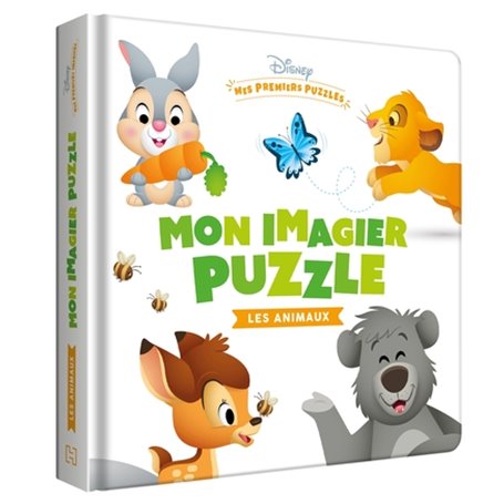 DISNEY BABY - Mes Premiers Puzzles - Les animaux - Imagier Puzzle 4 pièces