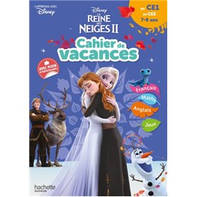 Disney - Reine des Neiges - Du CE1 au CE2 - Cahier de vacances 2023