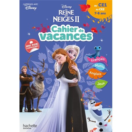 Disney - Reine des Neiges - Du CE1 au CE2 - Cahier de vacances 2023