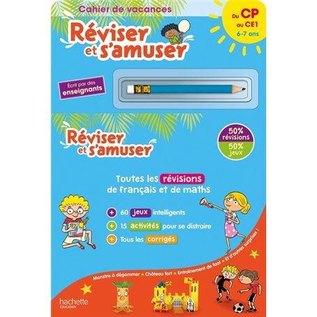 Réviser et s'amuser - Du CP au CE1 (6-7 ans) - Cahier de vacances 2023