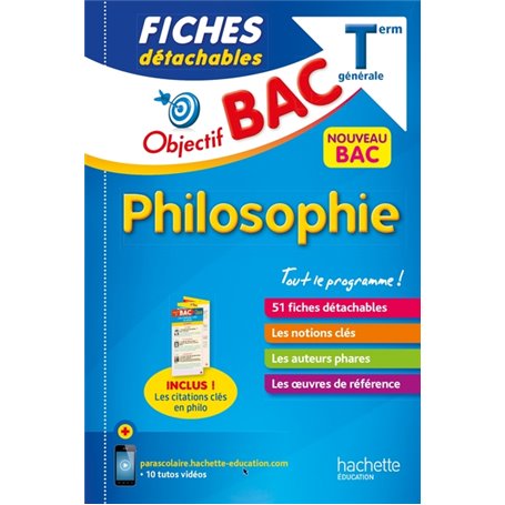 Objectif Bac Fiches détachables Philosophie Term