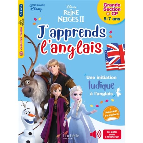 Disney - J'apprends l'anglais avec la Reine des neiges 5-7 ans+CP