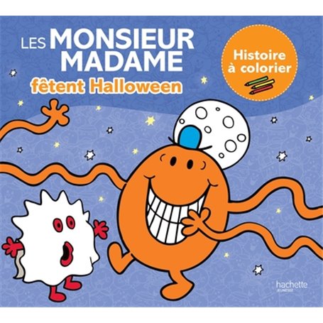 Les Monsieur Madame fêtent Halloween - Histoire à colorier