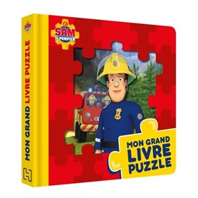 Sam le pompier - Mon grand livre puzzle
