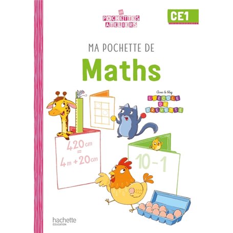 Ma pochette de maths CE1 - Les Pochettes Ateliers - Pochette élève - Ed. 2021