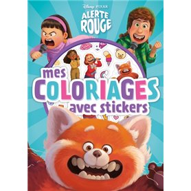 ALERTE ROUGE - Mes Coloriages avec Stickers - Disney Pixar