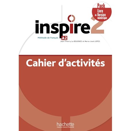 Inspire 2 - Pack Cahier + Version numérique (A2)