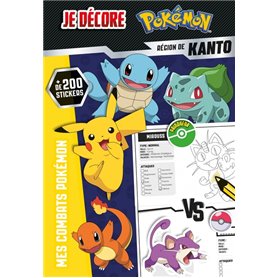 Pokémon - Je décore - Les combats Pokemon - Kanto