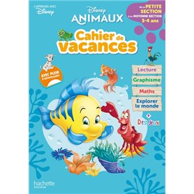 Disney animaux - De la Petite à la Moyenne section - Cahier de vacances 2023