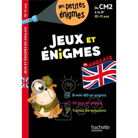 Jeux et énigmes en anglais Du CM2 à la 6e - Cahier de vacances 2023