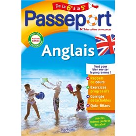 Passeport Anglais De la 6e à la 5e - Cahier de vacances 2023