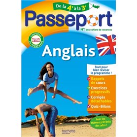 Passeport Anglais De la 4e à la 3e - Cahier de vacances 2023